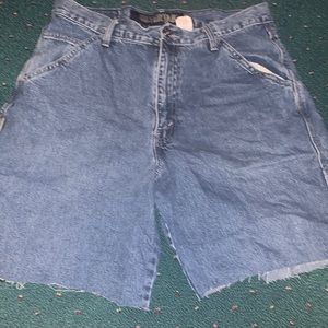 Levi’s cut into shorts